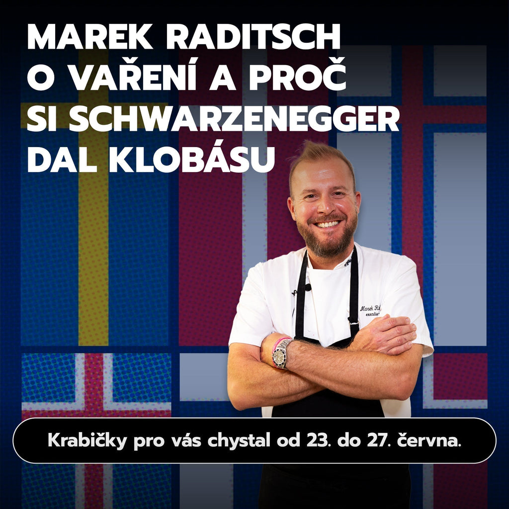 Za oponou kuchyně Yes Krabiček: Od babiččiny kuchyně k Rolling Stones. Marek Raditsch o vaření, fritézách a české gastronomii