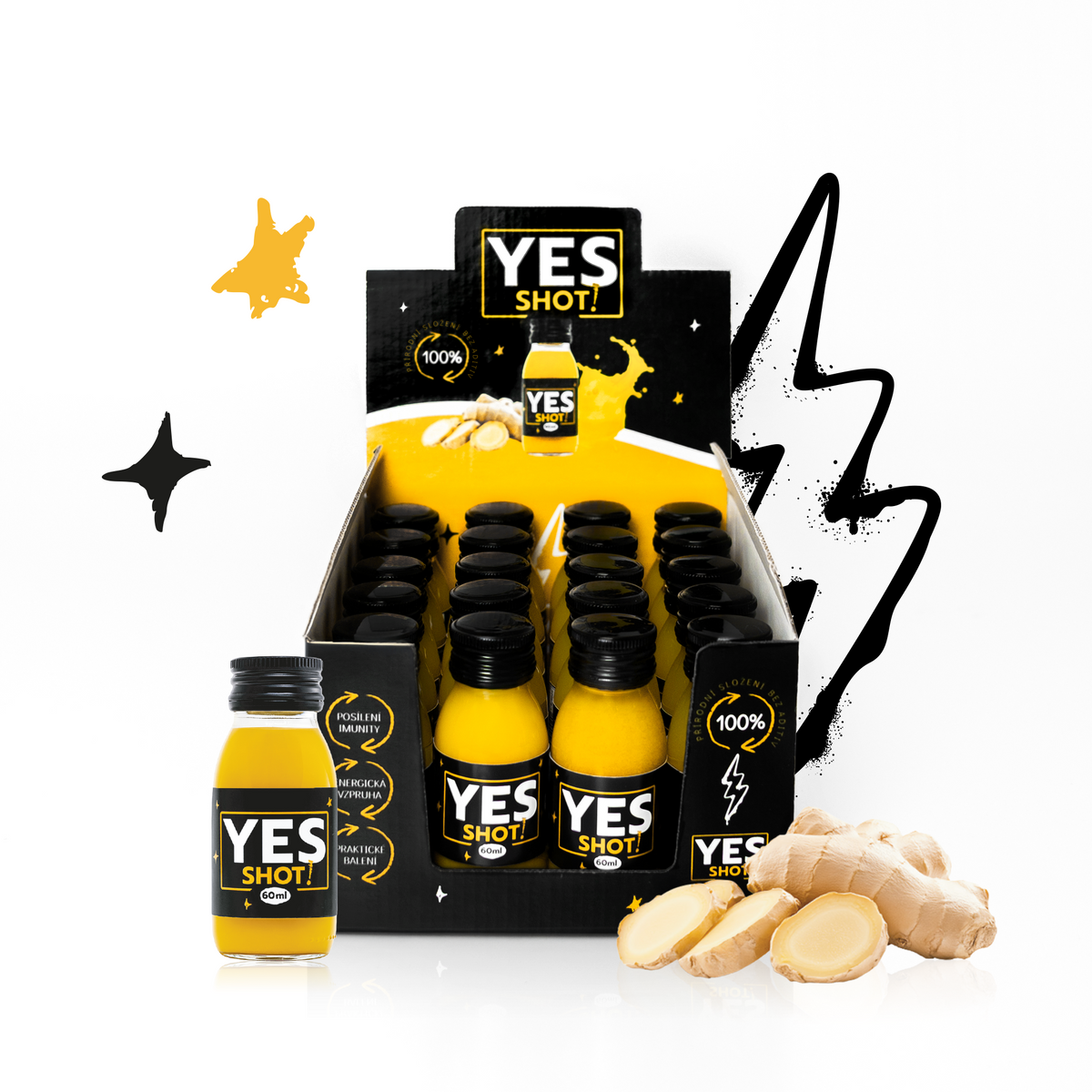 Yes Shot Pack - 20 ks | Yes Krabičky